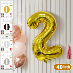 40 Inch Foil Mylar Letter Balloons for Parties and Celebrations