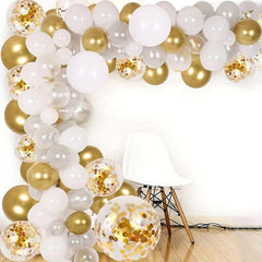 Latex Balloon Set 108PCS with Glue & Chain Holiday Decoration