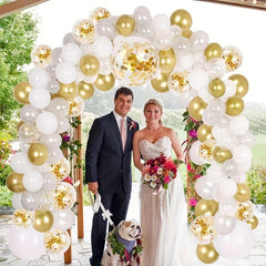 Latex Balloon Set 108PCS with Glue & Chain Holiday Decoration