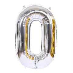 101 Large Silvery Number Balloon Aluminum Foil Party Wedding Celebrate