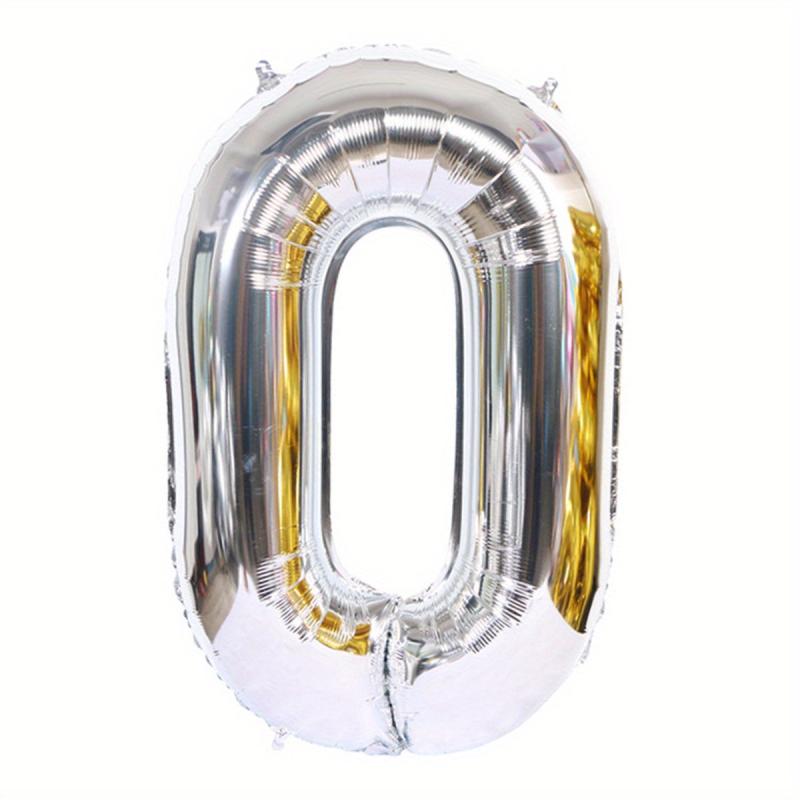 101 Large Silvery Number Balloon Aluminum Foil Party Wedding Celebrate