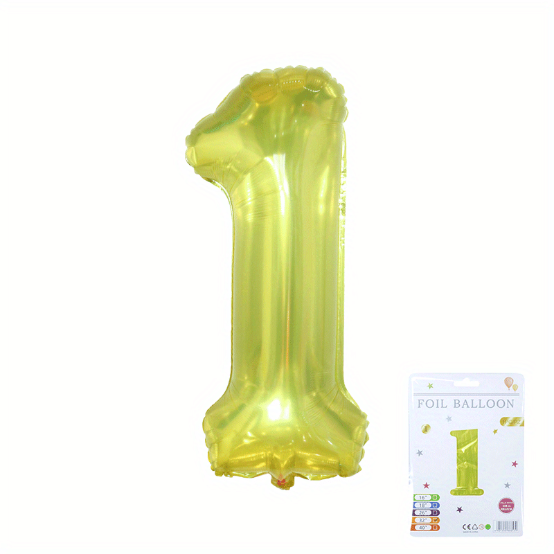 81 28cm Foil Number Balloons Wedding Birthday Party Decoration Balloons