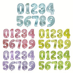 81 28cm Foil Number Balloons Wedding Birthday Party Decoration Balloons