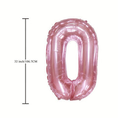 81 28cm Foil Number Balloons Wedding Birthday Party Decoration Balloons