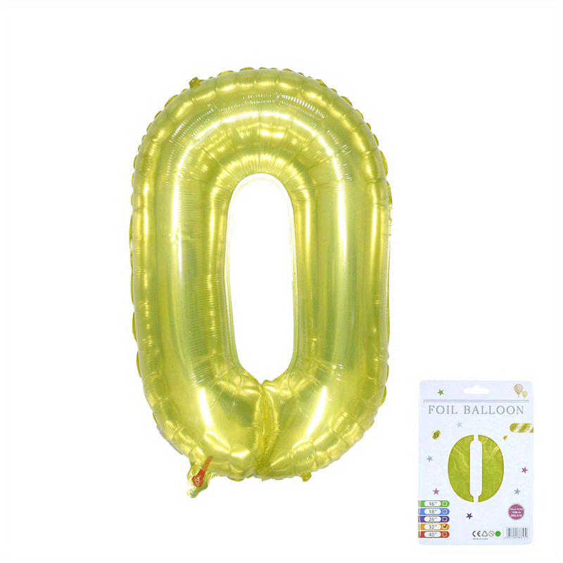 81 28cm Foil Number Balloons Wedding Birthday Party Decoration Balloons