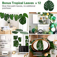 154pc Animal Balloon Jungle Adventure Birthday Party Decorations