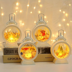 Christmas Mini Lantern Decorative Lights Hanging LED Small Candle Lanterns