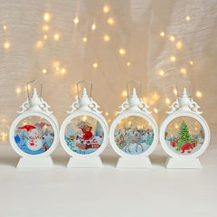 Christmas Mini Lantern Decorative Lights Hanging LED Small Candle Lanterns