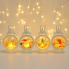 Christmas Mini Lantern Decorative Lights Hanging LED Small Candle Lanterns
