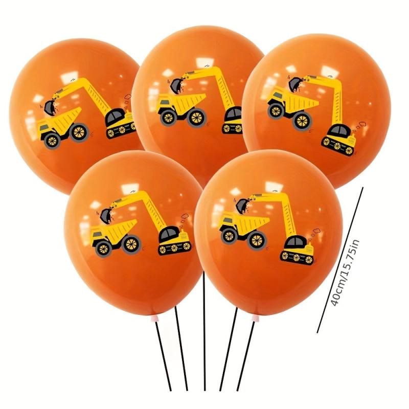 Construction Truck Balloons Christmas Decorations