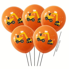 Construction Truck Balloons Christmas Decorations
