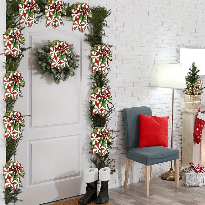 1pc Cartoon Mint Candy Ribbon Christmas Decoration Ribbon