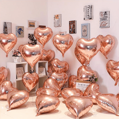 10pcs 18 Inch Rose Love Balloons for Gift or Party Decoration