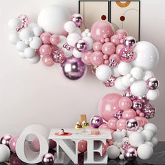 104pcs Pink Balloon Garland Arch Kit for Party Decorations
