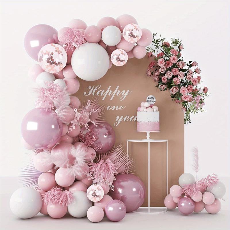 104pcs Pink Balloon Garland Arch Kit for Party Decorations