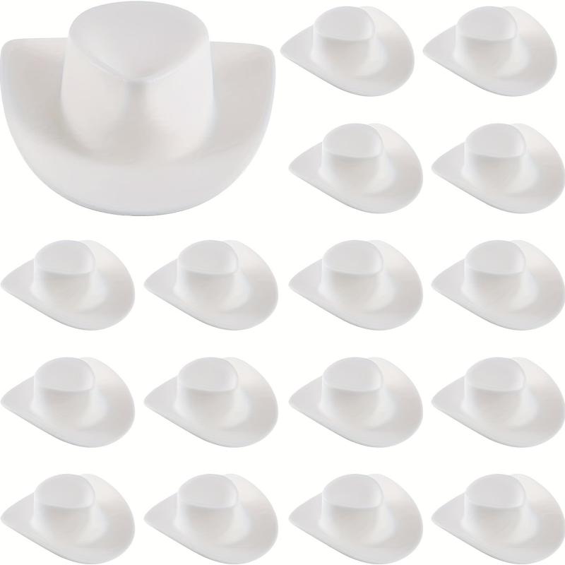 16pcs Mini Cowboy Hat Dollhouse Decoration Gift