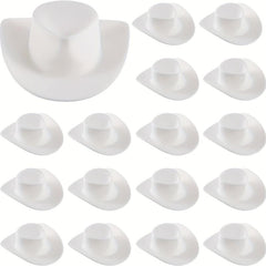 16pcs Mini Cowboy Hat Dollhouse Decoration Gift