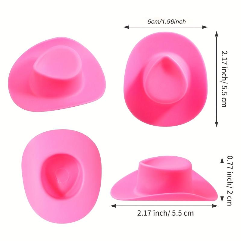 16pcs Mini Cowboy Hat Dollhouse Decoration Gift