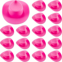 16pcs Mini Cowboy Hat Dollhouse Decoration Gift