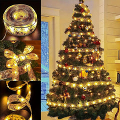 Christmas Ribbon Lights 1m 5m 10m Fairy Tale Lights Garden Decoration