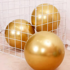 20pcs Pink Golden Confetti Balloons for Birthdays Weddings Thanksgiving