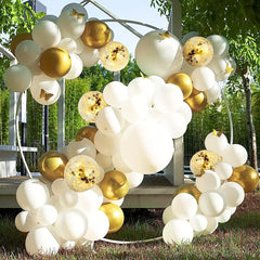 Golden Balloons Garland Kit 120pcs for Wedding Birthday Baby Shower