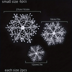 Large Snowflake Pendant Christmas Decorations