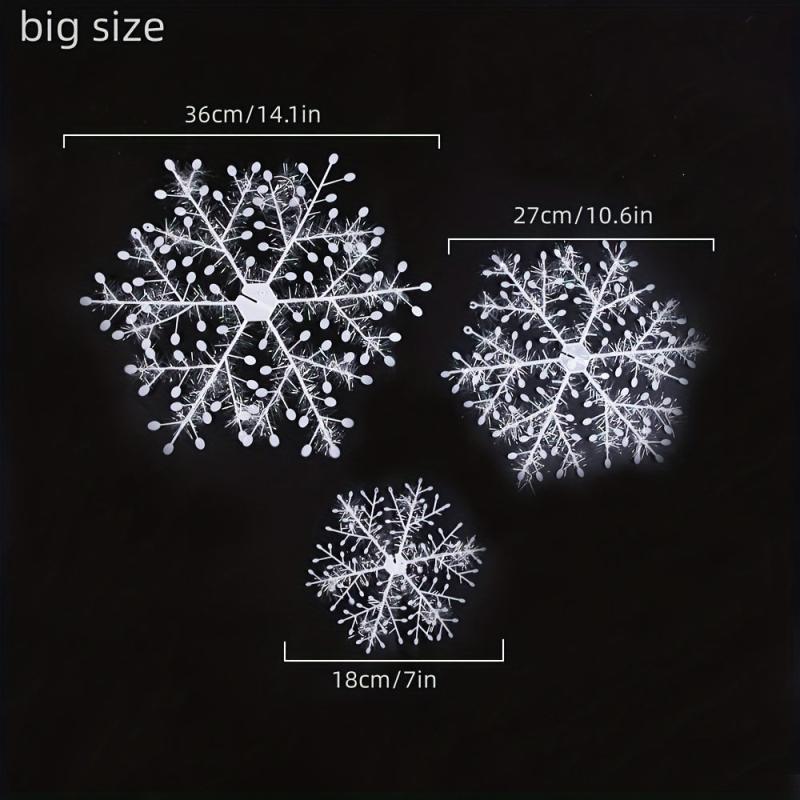 Large Snowflake Pendant Christmas Decorations