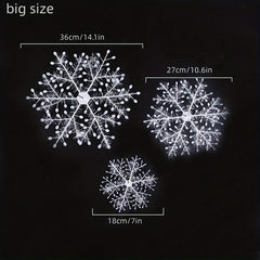 Large Snowflake Pendant Christmas Decorations