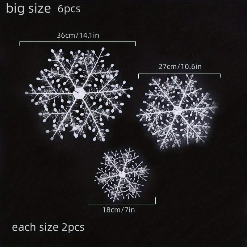 Large Snowflake Pendant Christmas Decorations