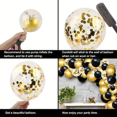 62pcs Gold Balloons Decorations for Wedding Birthday