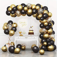 62pcs Gold Balloons Decorations for Wedding Birthday