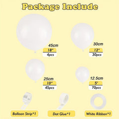 Matte Balloon Garland Arch Kit 149pcs for Wedding Baby Shower Gender Reveal