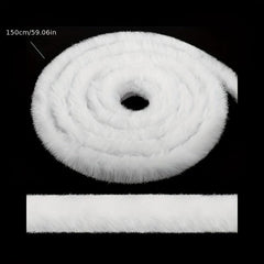 Christmas Artificial Fur Trim Wool Fabric Tree Supplies Soft Plush Ribbon
