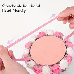 Pink Crown Hat for Kids Birthday Party