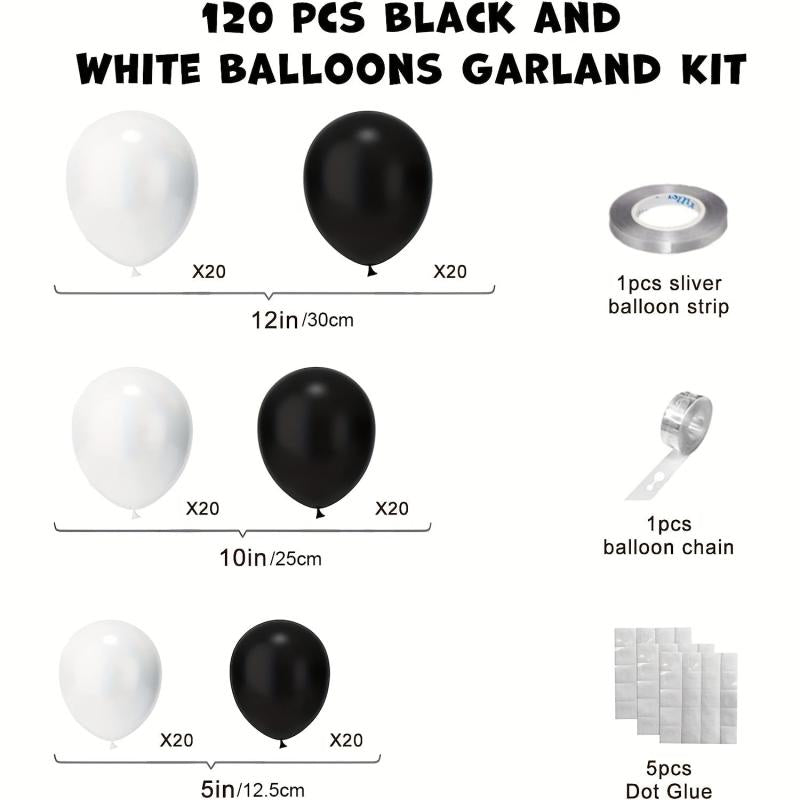 120pcs Balloon Garland Arch Kit for Party Decorations