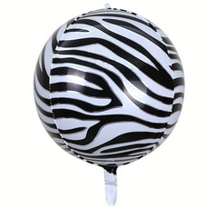 2pcs Animal Striped Aluminum Film 22inch Balloon Printed Animal Pattern 4D