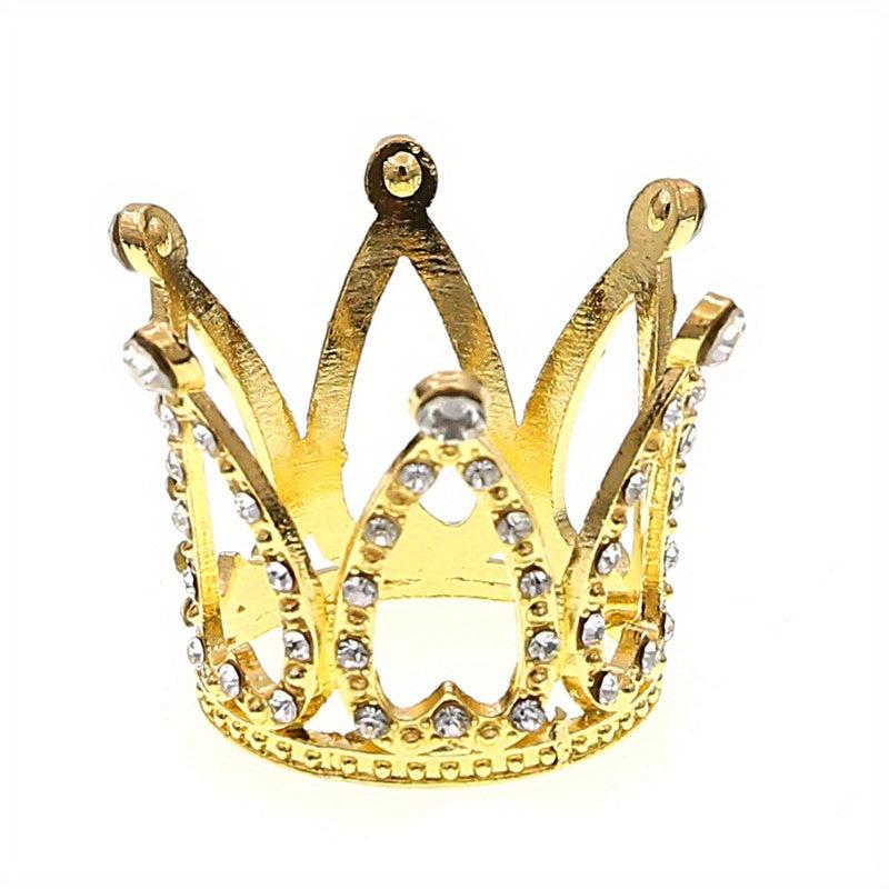 Queen Rhinestone Crown Cake Topper Birthday Tiara Gift Party Decoration