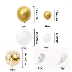 92pcs Golden Balloon Garland Set for Birthday Party Decor