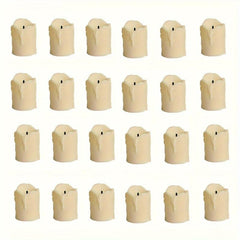 24pcs LED Candle Lights Flameless Operated Tea Light Simulation Flame