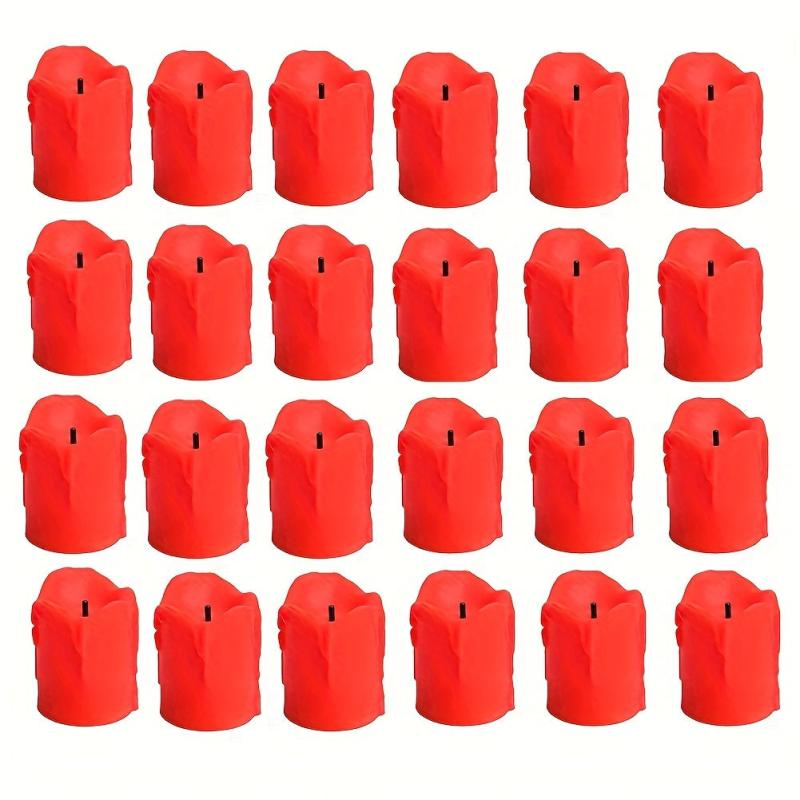24pcs LED Candle Lights Flameless Operated Tea Light Simulation Flame