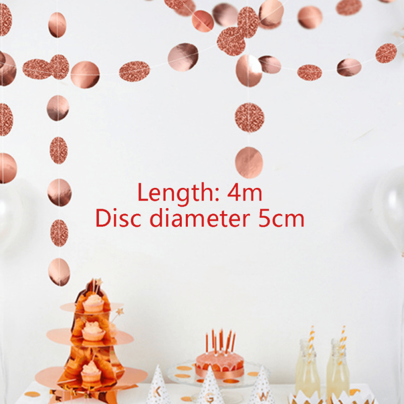 4M Rose Round Piece Pull Flag