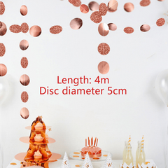 4M Rose Round Piece Pull Flag