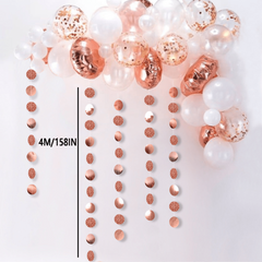 4M Rose Round Piece Pull Flag