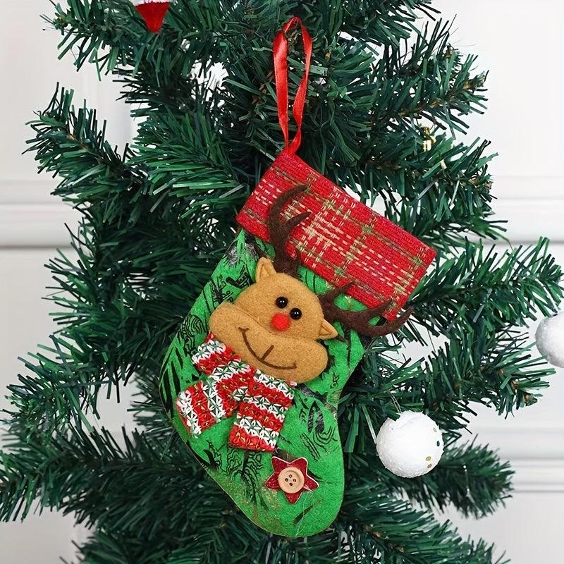 Christmas Decorated Socks - Set of 3