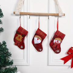 Christmas Decorated Socks - Set of 3