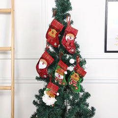 Christmas Decorated Socks - Set of 3