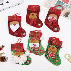 Christmas Decorated Socks - Set of 3