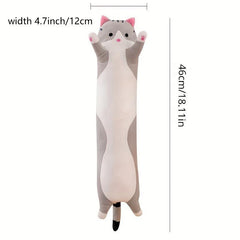 Cute Cat Plush Pillow Soft Sleep Nap Pillow for Girls, Birthday Gift
