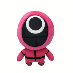 7.8in Masked Little Red Man Plush Toy Cartoon Figure